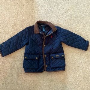 Quilted Polo Ralph Lauren coat 4T EUC